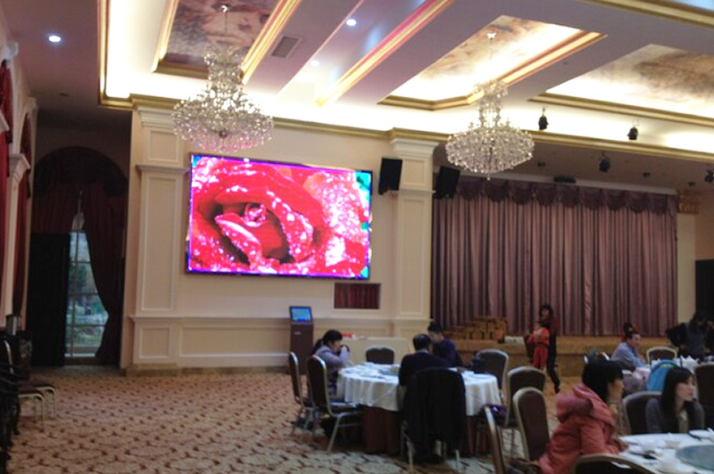 佛山一品桃園酒家PH6室內(nèi)全彩LED顯示屏